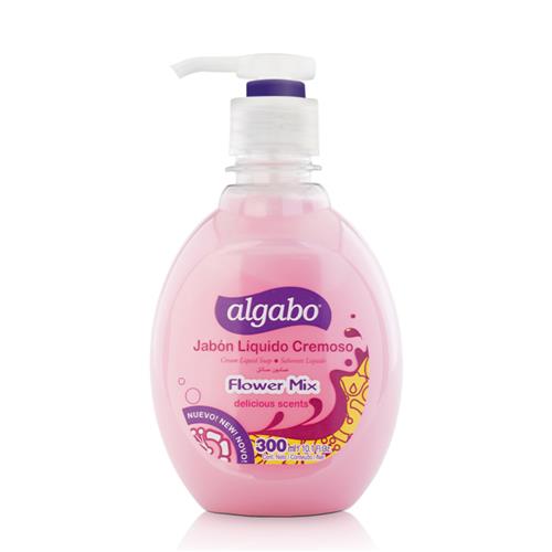 7791274000584 JABON LIQUIDO ALGABO DOSIFICADOR FLOWER MIX
