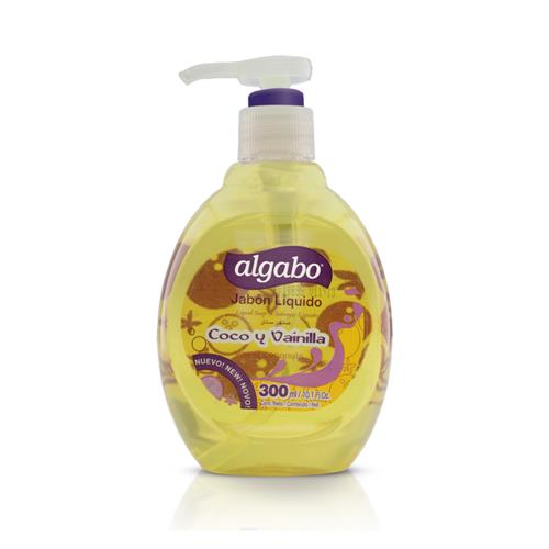 7791274000713 JABON LIQUIDO ALGABO DOSIFICADOR COCO Y VAINILLA