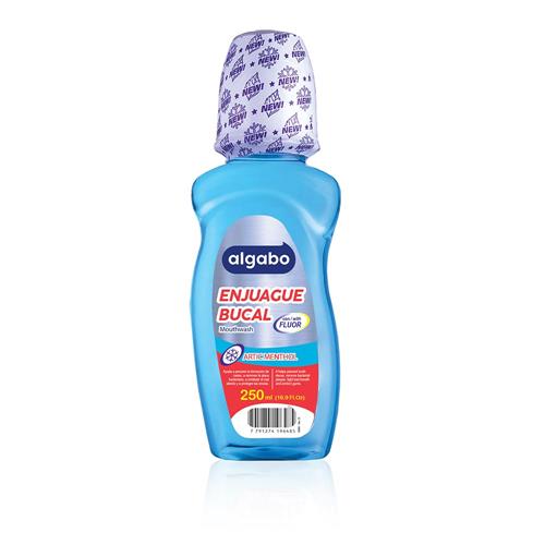 ENJUAGUE BUCAL ALGABO 250 ARTIC MENTHOL PC