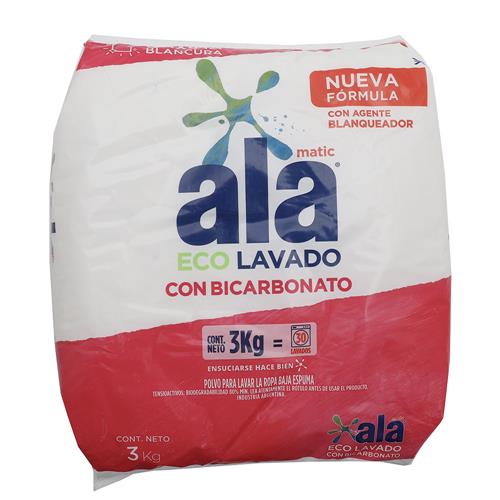 JABON POLVO ALA 3K MATIC BICARBONATO