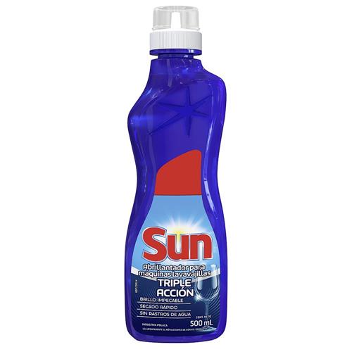 7791290791954 ABRILLANTADOR SUN 500ML PARA LAVAVAJILLAS