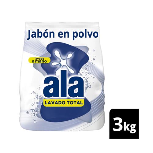 7791290792074 JABON POLVO ALA 3K REGULAR ECO LAVADO