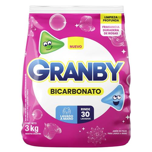 7791290795075 JABON POLVO GRANBY 3K REG.BICARBONATO