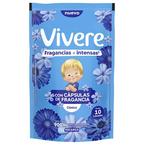 7791290796607 SUAVIZANTE VIVERE DP 900 ML CLASICO INTENSO