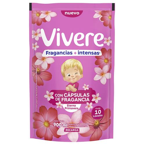 7791290796645 SUAVIZANTE VIVERE DP 900ML ETERNA PRIMAVERA