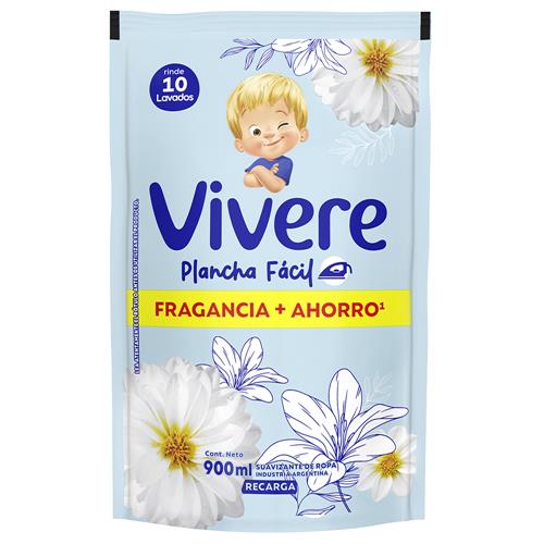 7791290796683 SUAVIZANTE VIVERE DP 900 PLANCHA FACIL