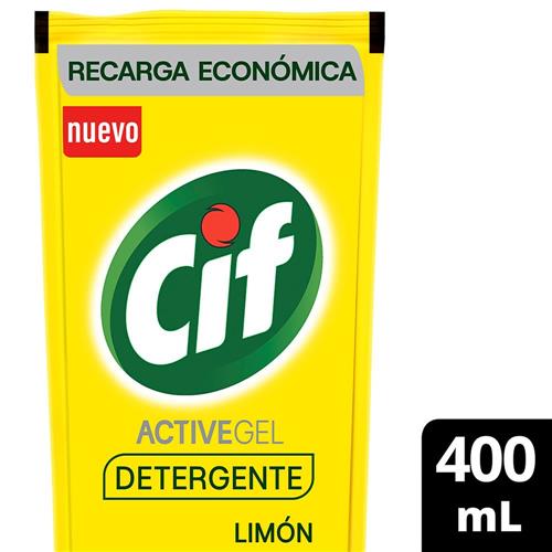 7791290796751 LAVAVAJILLA CIF DP 400 LIMON