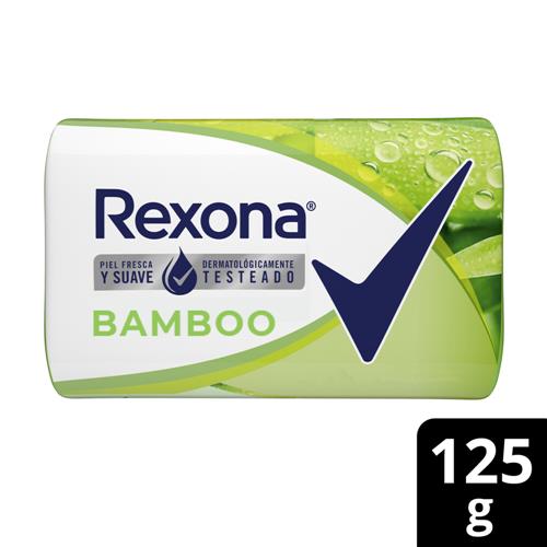 7791293049076 JABON TOCADOR REXONA 125G BAMBOO