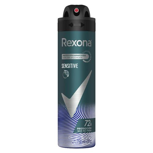 7791293049496 DESODORANTE REXONA AERO MEN 150 SENSITIVE 72H