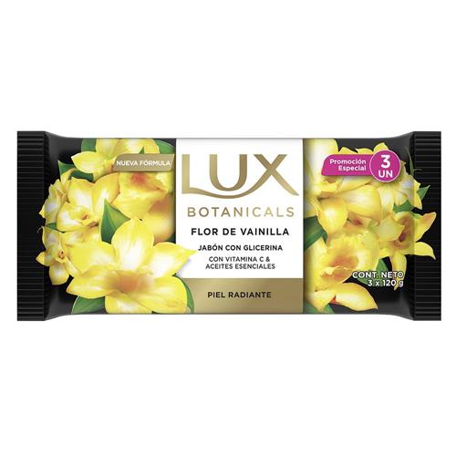 7791293050799 JABON TOCADOR LUX 3X120G VAINILLA
