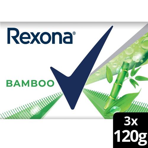 7791293050928 JABON TOCADOR REXONA 3X120G BOMBOO