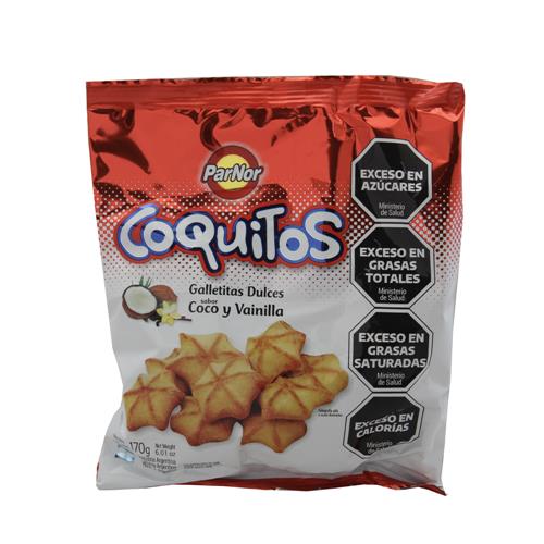 7791324156834 GALLETITAS PARNOR COQUITOS 170G