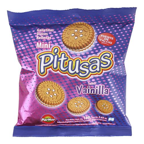 GALLETITAS PARNOR 160G PITUSAS VAINILLA