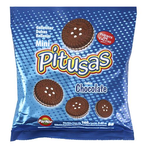 GALLETITAS PARNOR 160G PITUSAS CHOCOLATE