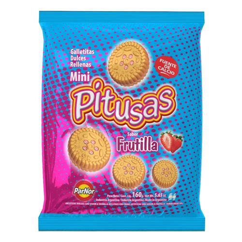 GALLETITAS PARNOR 160G PITUSAS FRUTILLA