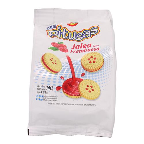 GALLETITAS PARNOR 140G PITUSAS JALEA FRAMBUESA