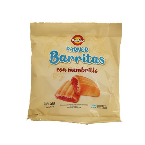 GALLETITAS PARNOR BARRITAS 160G MEMBRILLO
