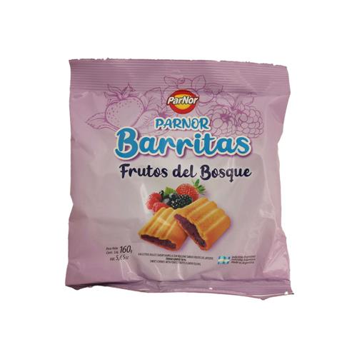 7791324157657 GALLETITAS PARNOR BARRITAS 160G F.BOSQUE