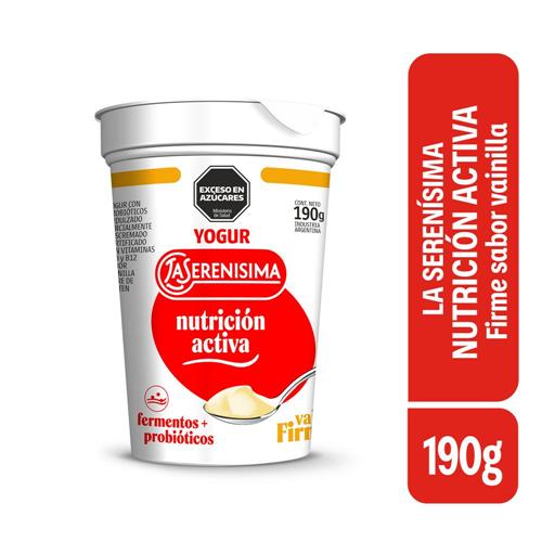 7791337010192 YOGUR LA SERENISIMA 190G FIRME VAINILLA