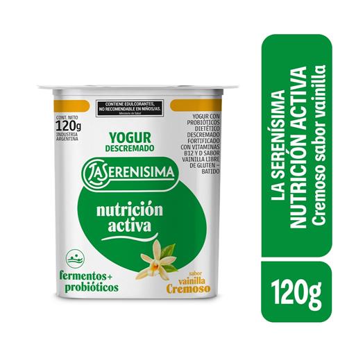 7791337010307 YOGUR LA SERENISIMA 120G DESCREMADO VAINILLA
