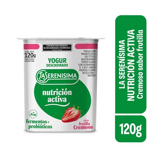 7791337010314 YOGUR LA SERENISIMA 120G DESCREMADO FRUTILLA