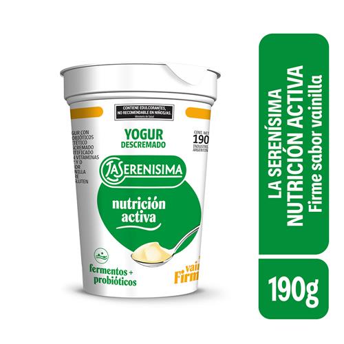 7791337010321 YOGUR LA SERENISIMA 190G FIRME DESC.VAINILLA