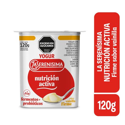 7791337010420 YOGUR LA SERENISIMA 120G FIRME VAINILLA