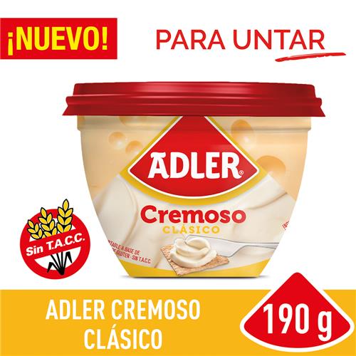 UNTABLE ADLER CREMOSO 190G CLASICO .