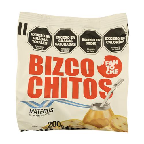 BIZCOCHOS FANTOCHE 200G MATEROS
