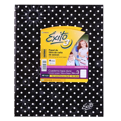 7791762000508 CUADERNO EXITO ABC LUNAR NEGRO