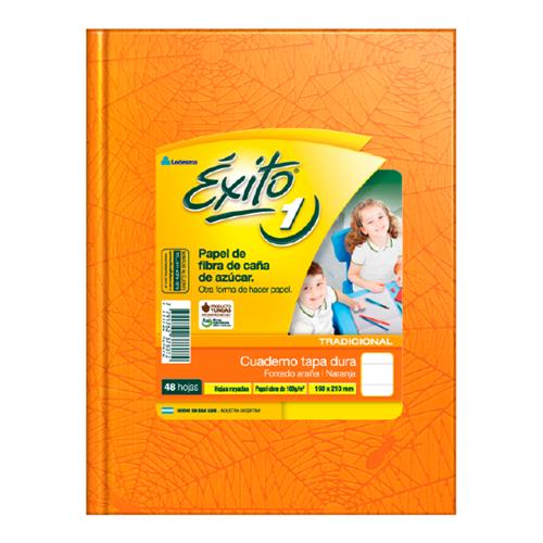 7791762424076 CUADERNO EXITO T/D 48H NARANJA