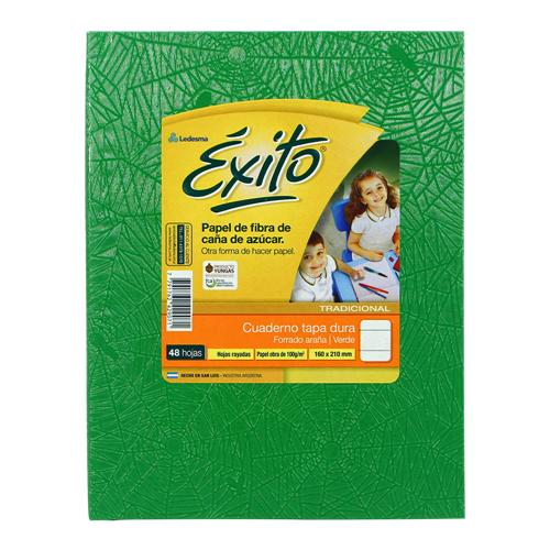 7791762429071 CUADERNO EXITO T/D 48H VERDE