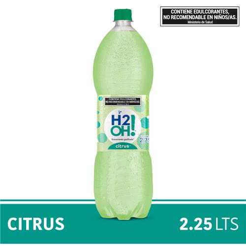 AGUA H2O 2.25L CITRUS