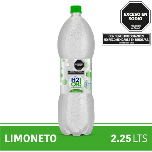 AGUA H2O 2.25L LIMONETO