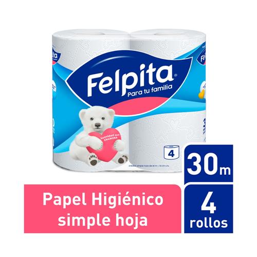 7791828000046 PAPEL HIGIENICO FELPITA 4R 30M