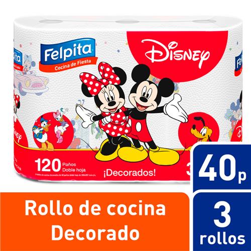 7791828900025 ROLLO COCINA FELPITA 120U DECO DISNEY