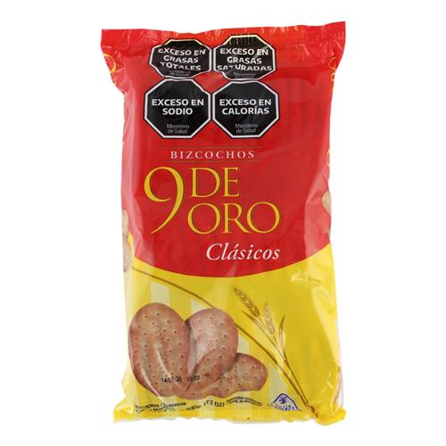 7792200000159 BIZCOCHOS 9 DE ORO 200G CLASICOS