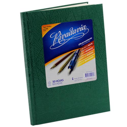 7792216155317 CUADERNO RIVADAVIA 50H VERDE