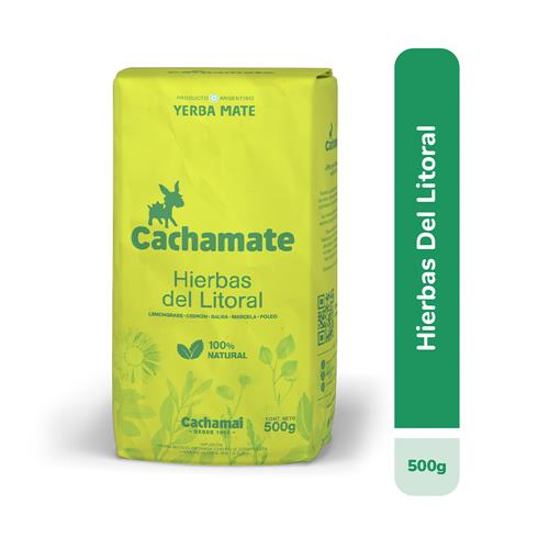 7792280000605 YERBA CACHAMATE 500G HIERBAS DEL LITORAL