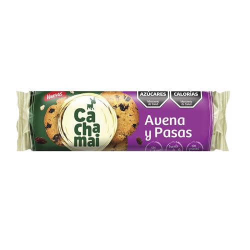 7792280006270 GALLETITAS CACHAMAI 165G AVENAS Y PASAS