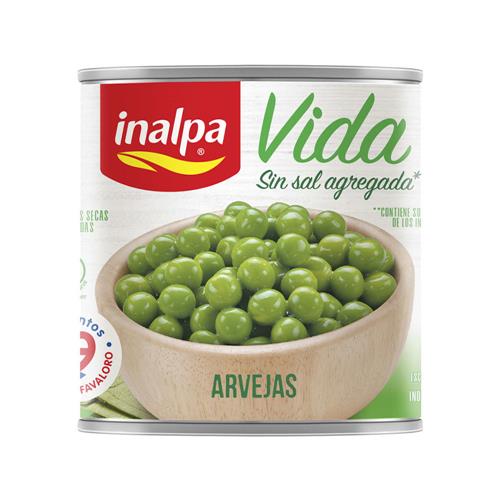 7792350067163 ARVEJAS INALPA VIDA 300G SIN SAL AGREGADA