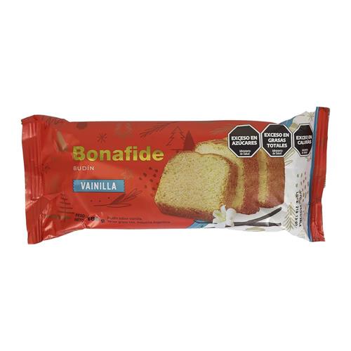 7792360097846 BUDIN BONAFIDE 180G VAINILLA