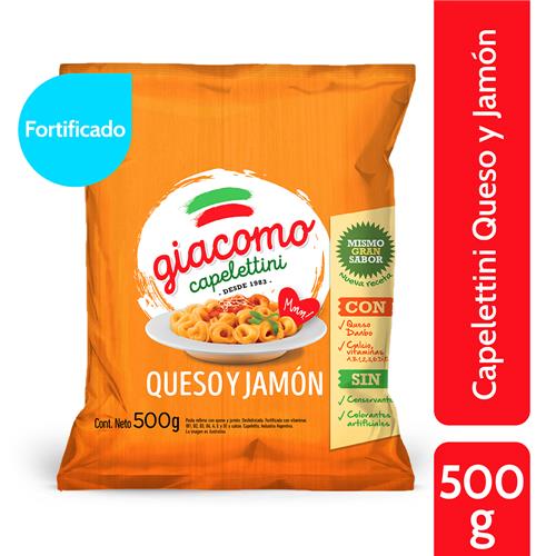 7792390620786 CAPELETTINIS GIACOMO JAMON QUESO