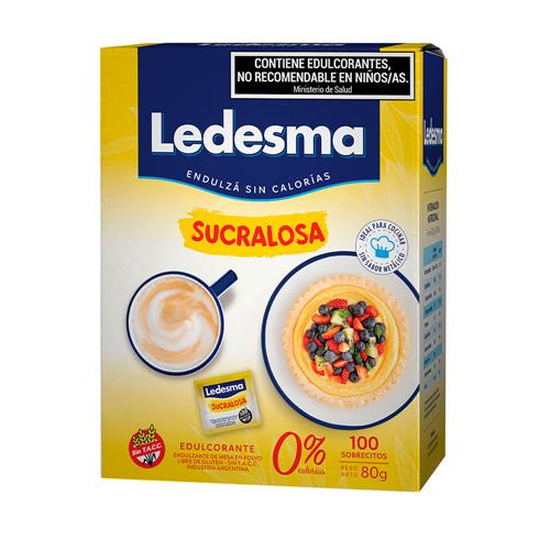 7792540293792 EDULCORANTE LEDESMA 100U SUCRALOSA