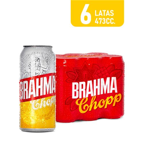 7792798005970 CERVEZA BRAHMA LATA 473CC 6U