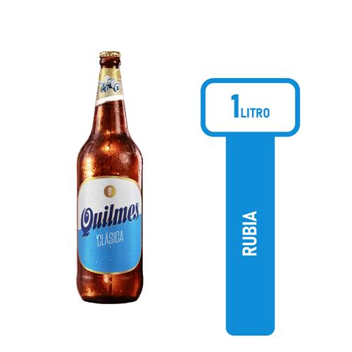 7792798007387 CERVEZA QUILMES 1L CRISTAL .