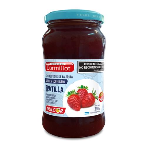 7793046007296 MERMELADA CORMILLOT 390G SIN AZUCAR FRUTILLA