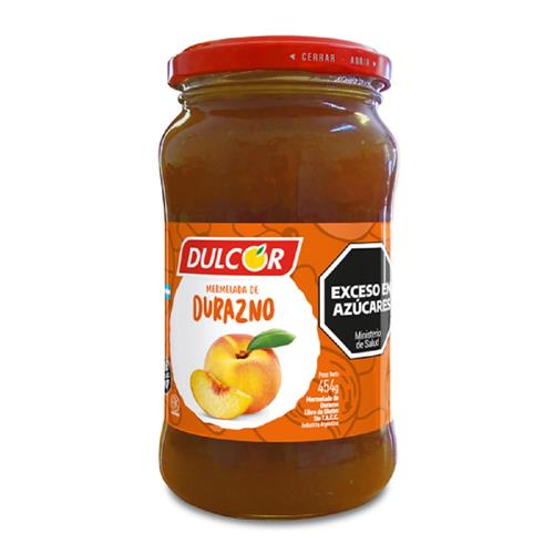 MERMELADA DULCOR 454G FRASCO DURAZNO