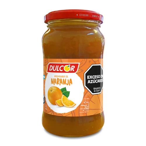7793046008439 MERMELADA DULCOR 454G FRASCO NARANJA