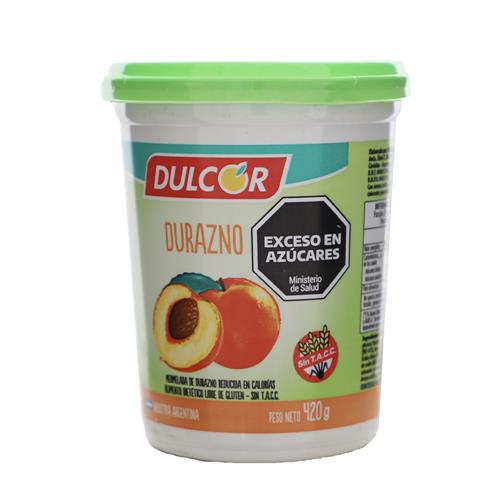 MERMELADA DULCOR POTE 420G LIGHT DURAZNO .